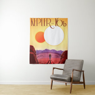 Tapiz Kepler Space Travel Destination Planet Adventure