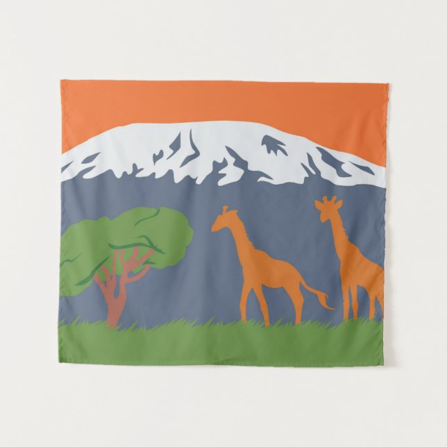 Tapiz Kilimanjaro (Anverso (horizontal))