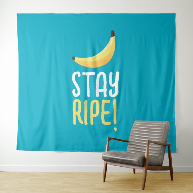 Tapiz Kit personalizado divertido para fiesta de plátano (In situ (horizontal))
