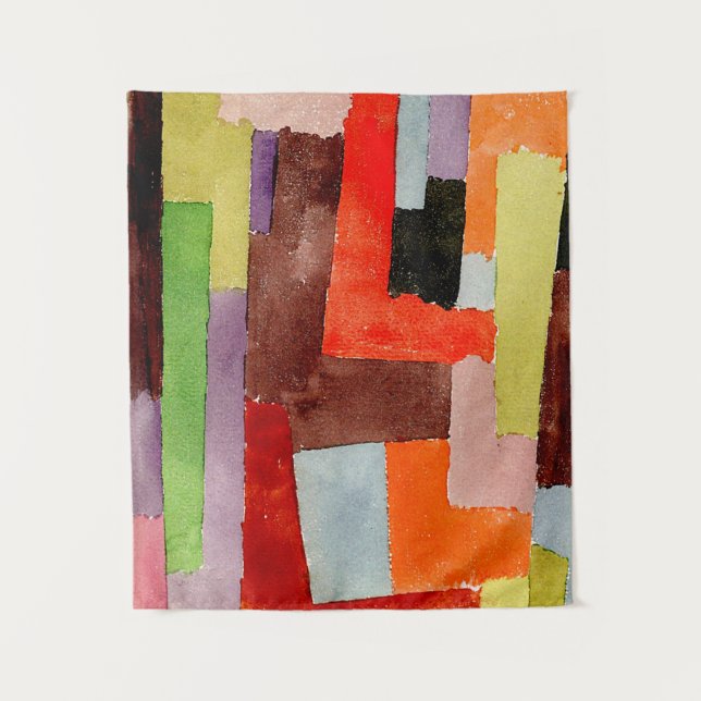 Tapiz Klee - Ángulos rectos (Anverso)