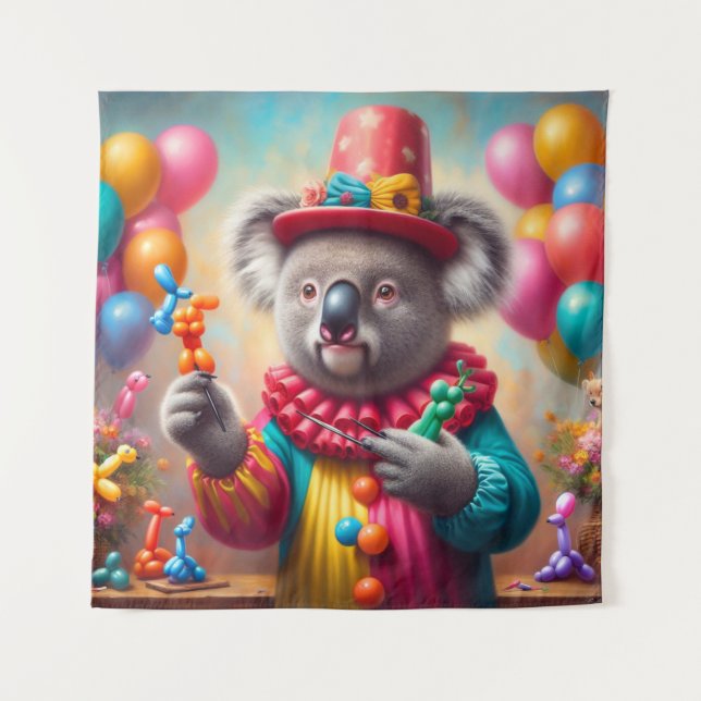 Tapiz Koala Clown (Anverso)