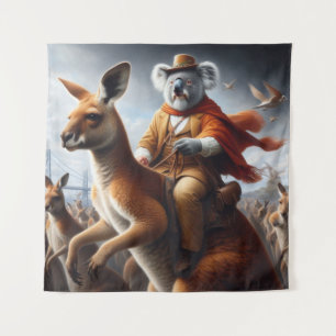 Tapiz Koala Kangaroo Rider