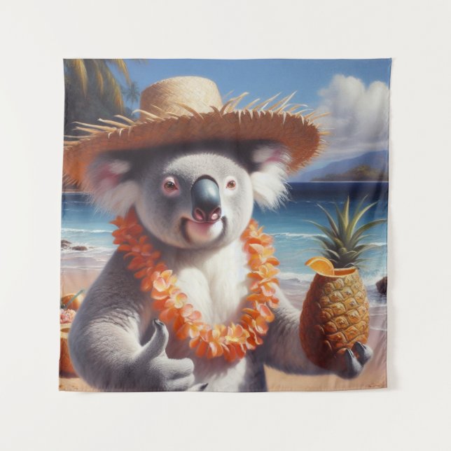 Tapiz Koala Luau (Anverso)