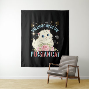 Tapiz La Anatomía Del Gato Persa