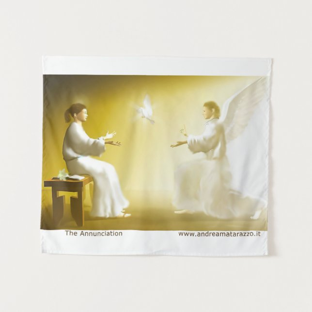 Tapiz La Anunciación a María (Anverso (horizontal))