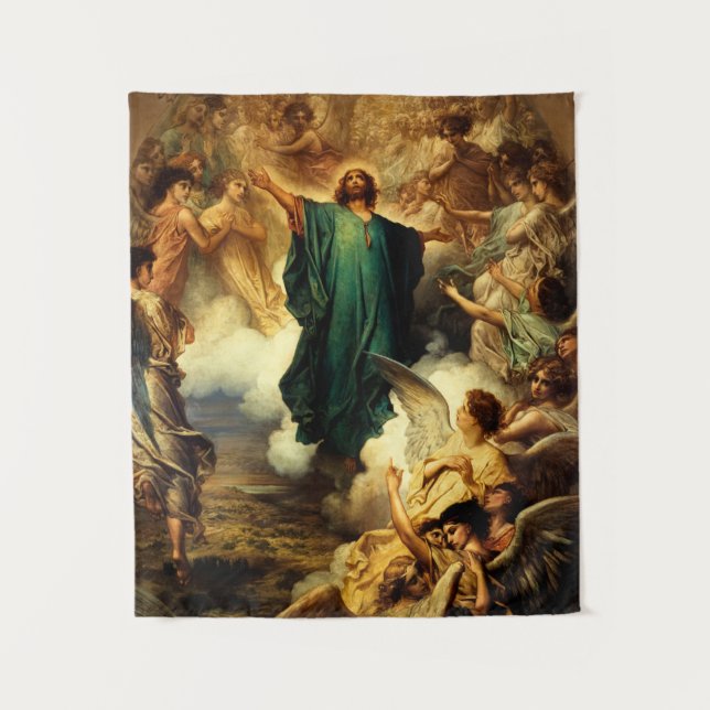 Tapiz La Ascensión, 1879 por Gustave Dore (Anverso)