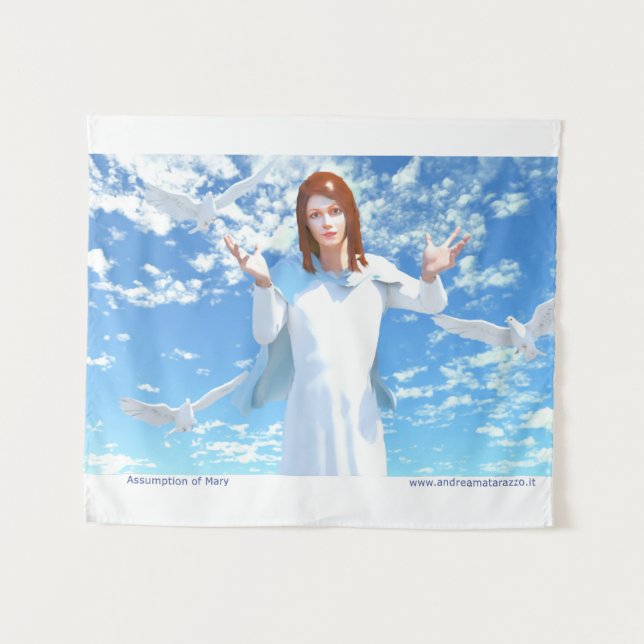 Tapiz La asunción de María al Cielo (Anverso (horizontal))