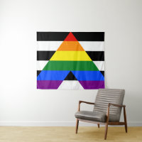 La bandera de aliado heterosexual de SlipperyJoe c