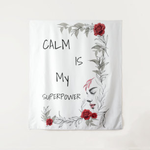 Tapiz La calma es mi superpoder Confianza en uno mismo