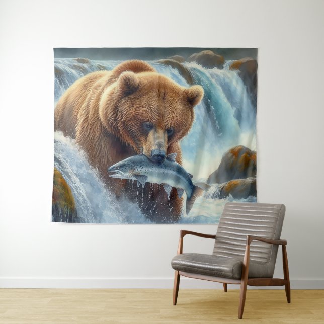 Tapiz La captura perfecta (In situ (horizontal))