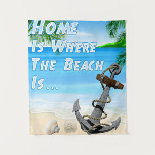 Tapiz La Casa Es Donde Está La Playa