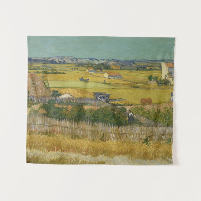 Tapiz La cosecha de Vincent van Gogh (Anverso (horizontal))