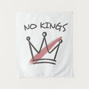 Tapiz La democracia no tiene estatus de Rey Libertad par