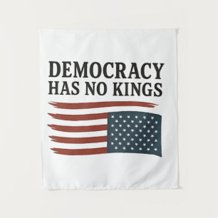 Tapiz La democracia no tiene rey contra Trump Estados Un