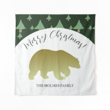 La familia de los Navidades del oso dorado