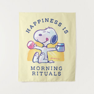 Tapiz La felicidad es rituales matutinos