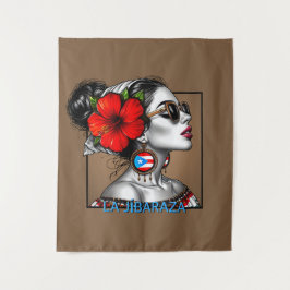 Tapiz La Jíbaraza 13 – Arte Jíbara Puertorriqueño • Bori
