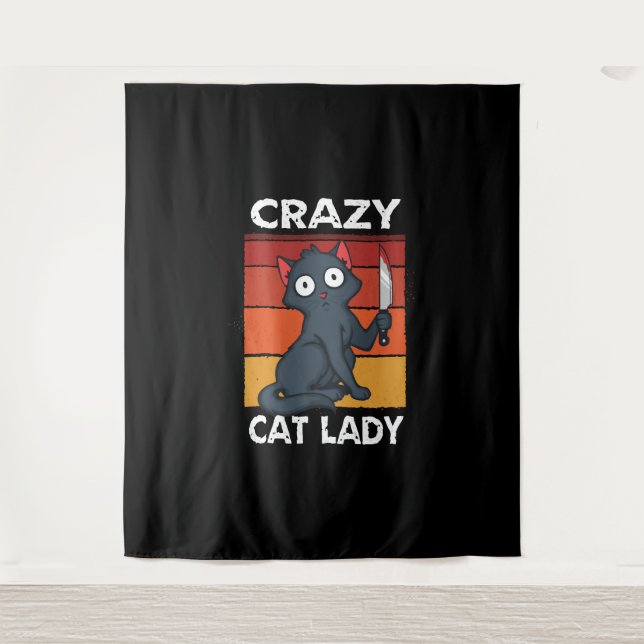 Tapiz La loca dama del gato (Anverso)