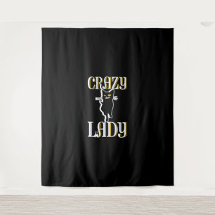 Tapiz La loca dama del gato