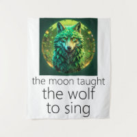 La Luna Enseñó Al Lobo A Cantar