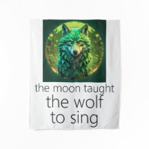 La Luna Enseñó Al Lobo A Cantar