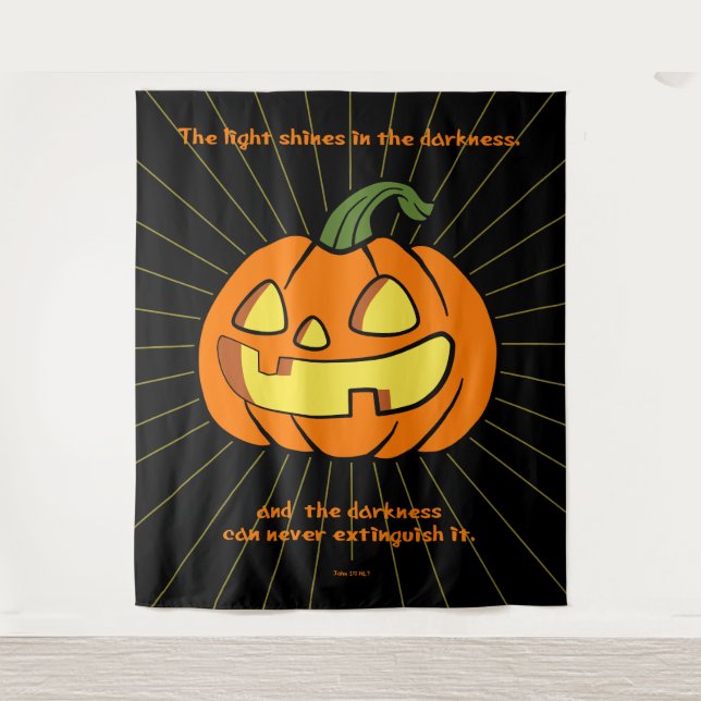 Tapiz La luz brilla en la oscuridad (Anverso)