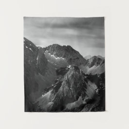 Tapiz La luz brilla en majestuosas montañas