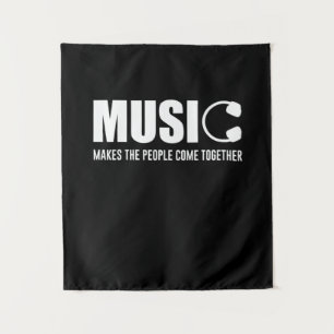 Tapiz La Música Hace que la Gente se Una