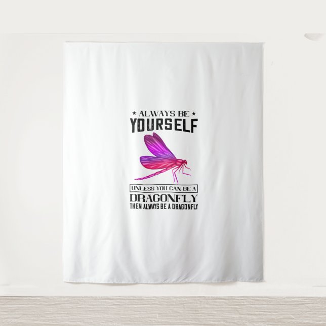 Tapiz La naturaleza de la libélula siempre debe ser uste (Anverso)