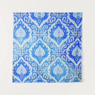 Tapiz la pared de la iglesia está decorada con azulejos