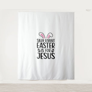 Tapiz La Pascua De Rabbit Silenciosa Es Para Jesús Día D
