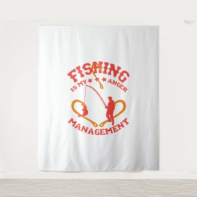 Tapiz La pesca es mi gestión de la ira (Anverso)