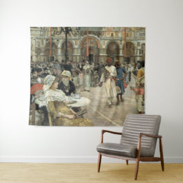 Tapiz La Plaza de San Marcos, Venecia, 1883 por Willia