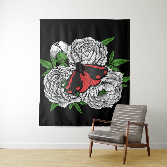 Tapiz La polilla del cinabrio (In situ)