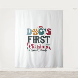 Tapiz La primera Navidad del perro