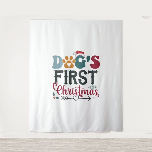 Tapiz La primera Navidad del perro (Anverso)