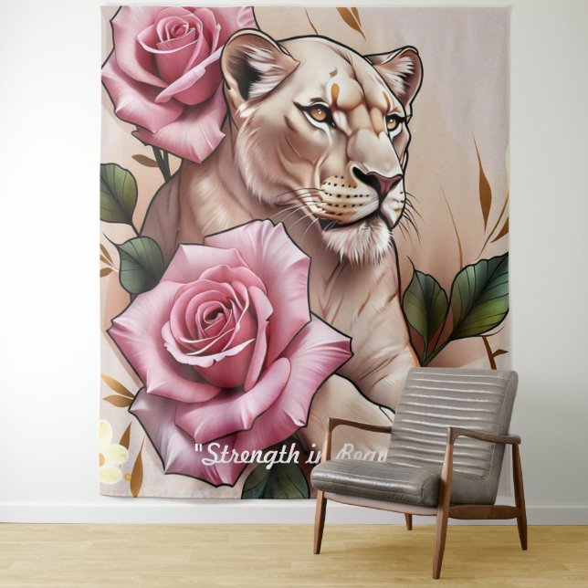 Tapiz "La Rosa de la Leona" (In situ)