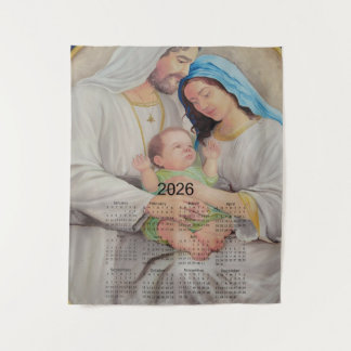 Tapiz La Sagrada Familia: Amor Divino Calendario 2026