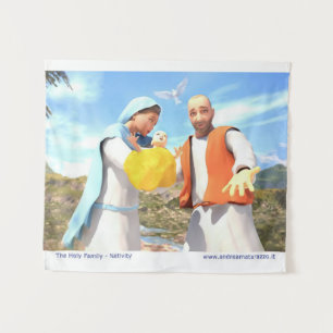 Tapiz La Sagrada Familia - Natividad
