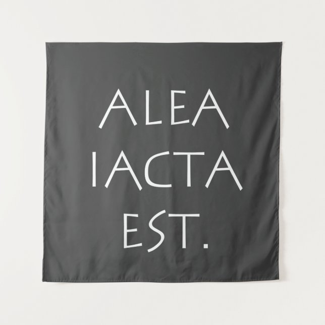 Tapiz La suerte está echada (Anverso)