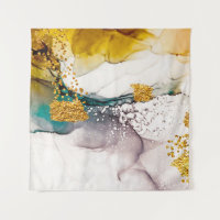 La ternura pastel: arte de los remolinos dorados.