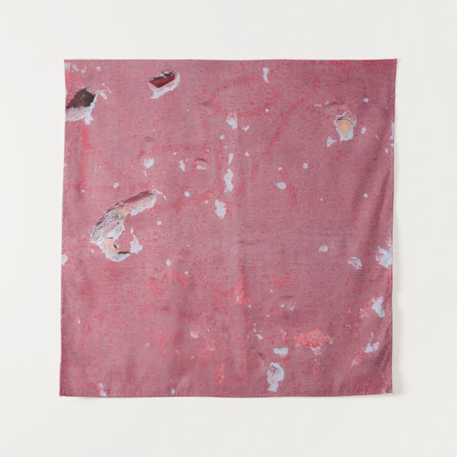 Tapiz La textura de la antigua pared con arañazos, griet (Anverso)