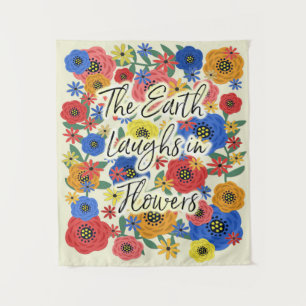 Tapiz La Tierra se ríe en flores pequeñas