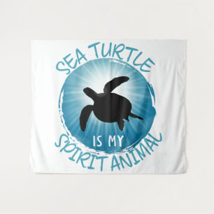 Tapiz La tortuga marina es mi animal espiritual