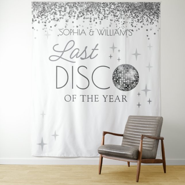 Tapiz La última disco del año nuevo (In situ)