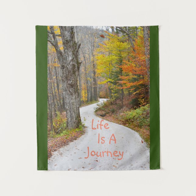 Tapiz La Vida Es Un Viaje (Anverso)