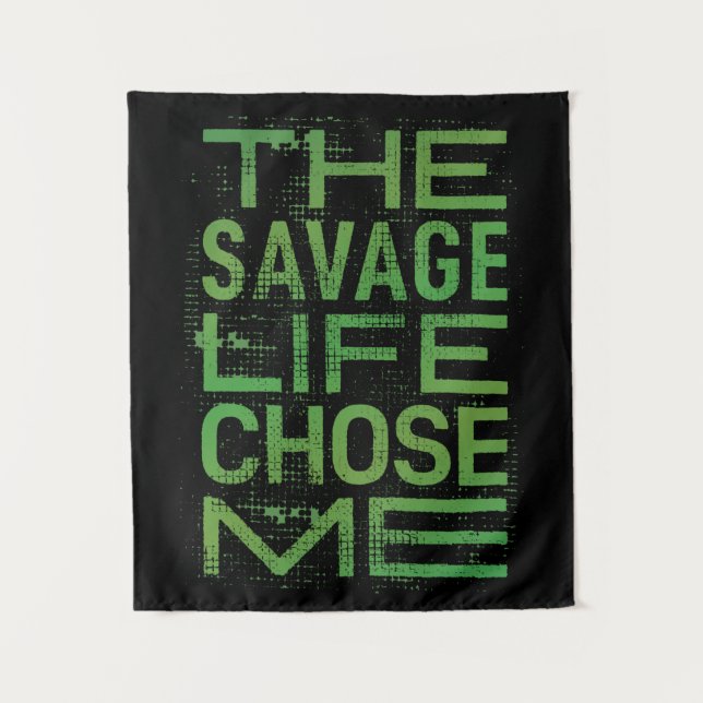 Tapiz La vida salvaje me eligió (Anverso)