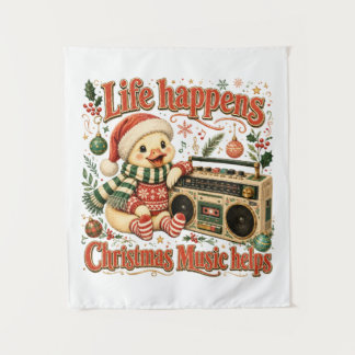 Tapiz La Vida Sucede Música de Navidad Ayuda