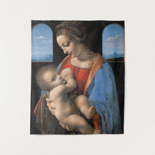 Tapiz La Virgen María Amamantando al Niño Cristo-324
