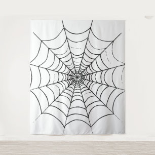 Tapiz La web de una araña simple